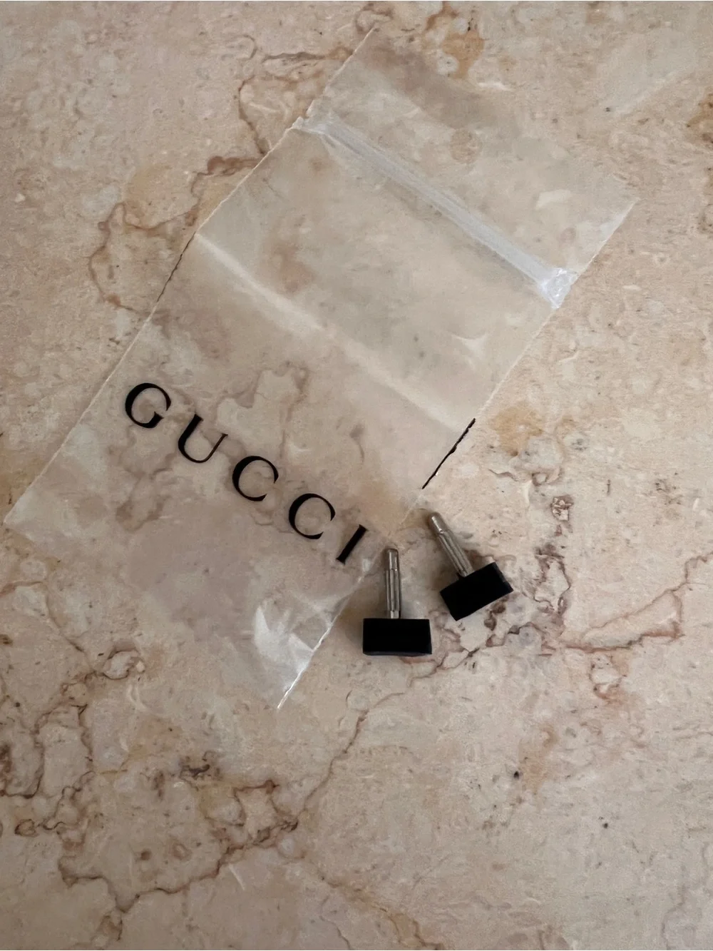 GUCCI Replacement Heel Tips Taps Black – New in Original Bag